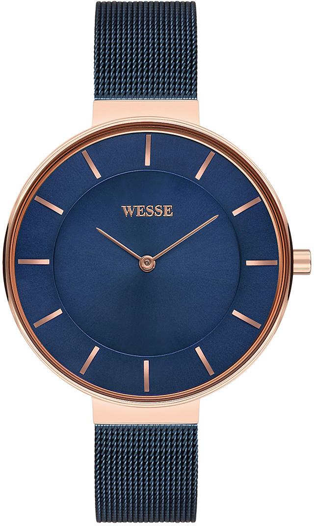 Wesse WWL100115 38 mm Lacivert Çelik Kordon Analog Kadın Kol Saati