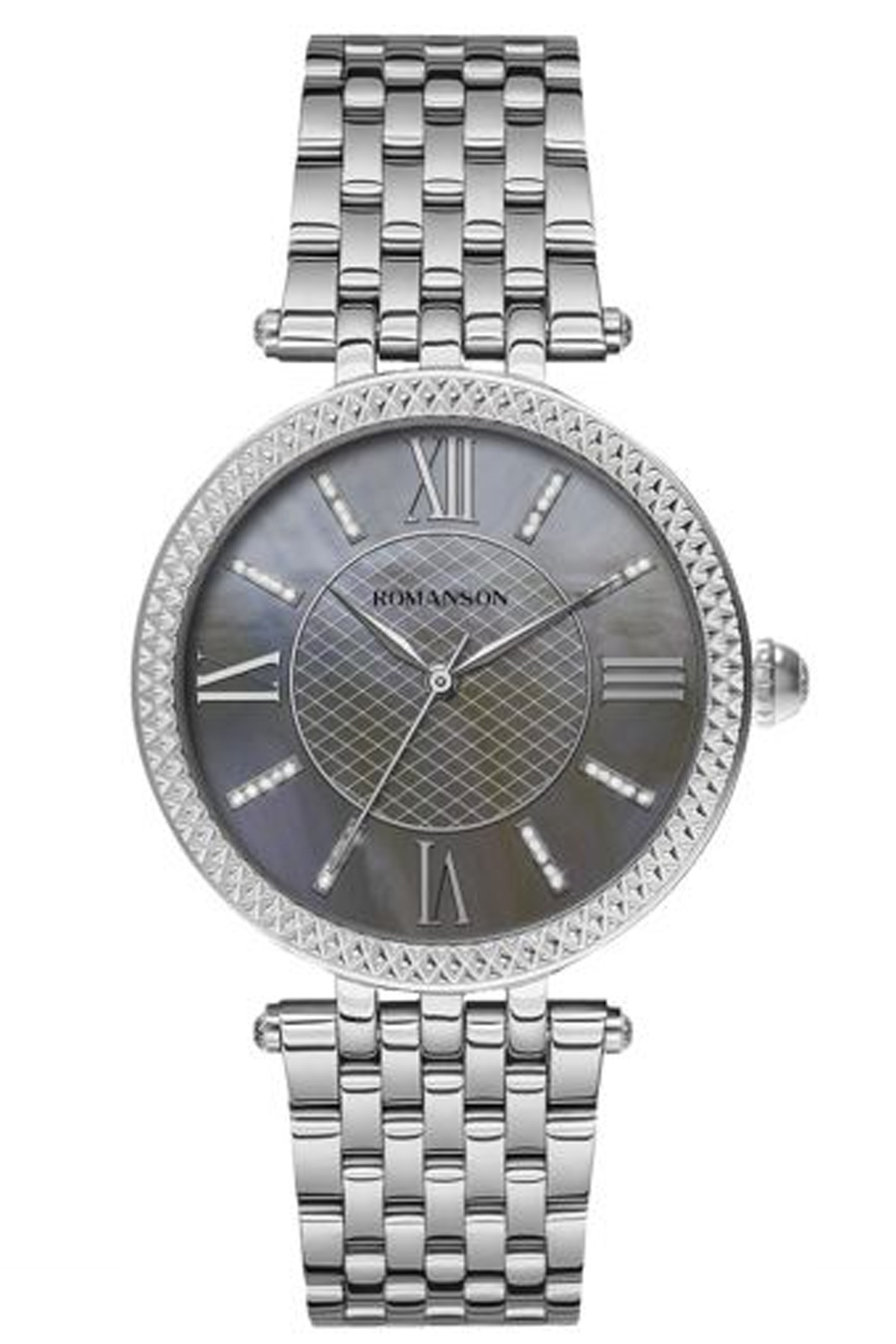 Romanson RM8A39LLWWM32W 31-35 mm Gri Çelik Kordon Analog Kadın Kol Saati