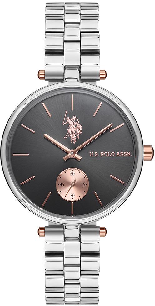 U.S. Polo Assn USPA2000-01 36 mm Gri Çelik Kordon Analog Kadın Kol Saati