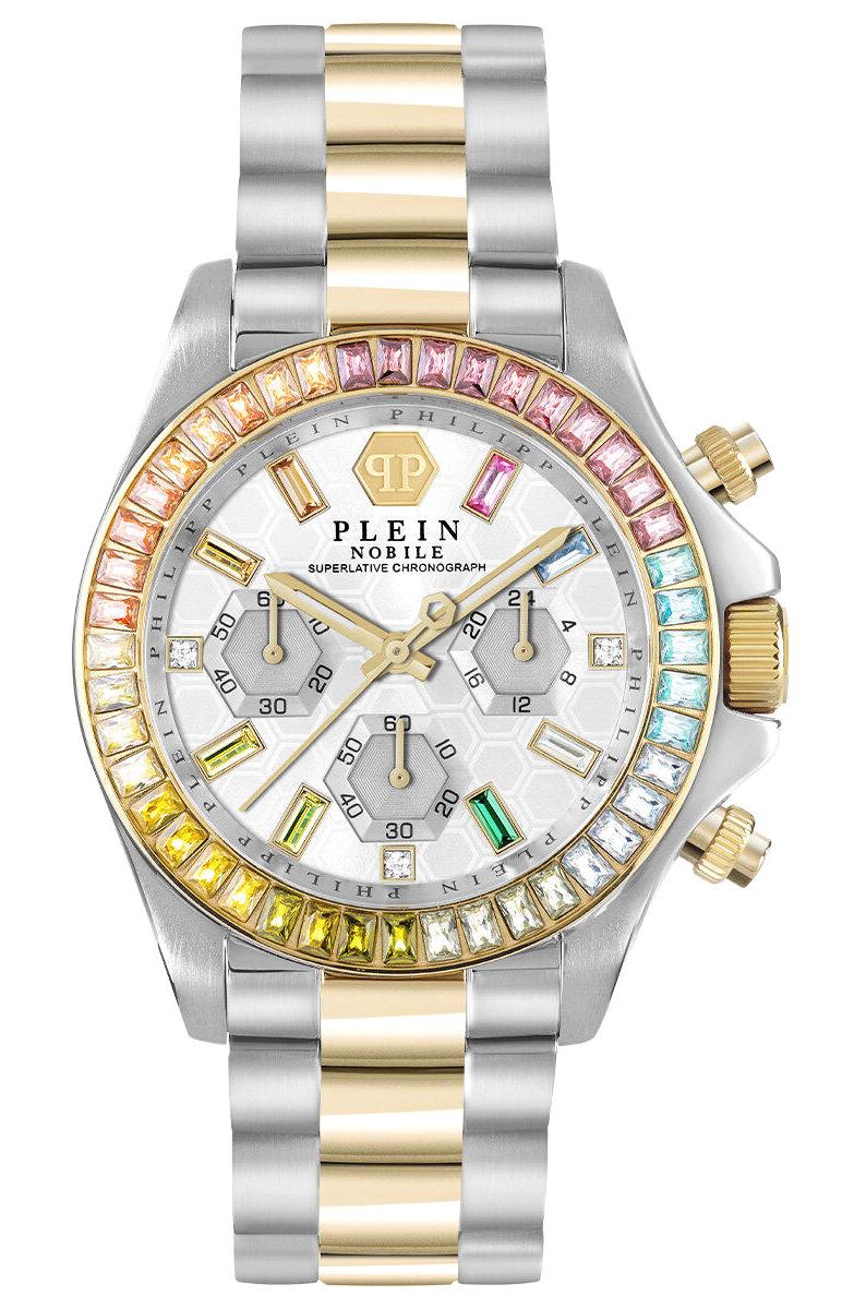 Philipp Plein PWSBA0523 38 mm Altın-Gri Çelik Kordon Analog Kadın Kol Saati