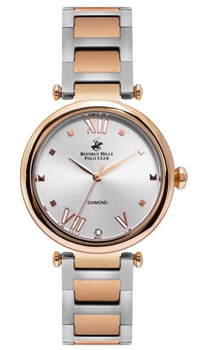 Beverly Hills Polo Club BP3100X.520 36 mm Rose Gold Çelik Kordon Analog Kadın Kol Saati