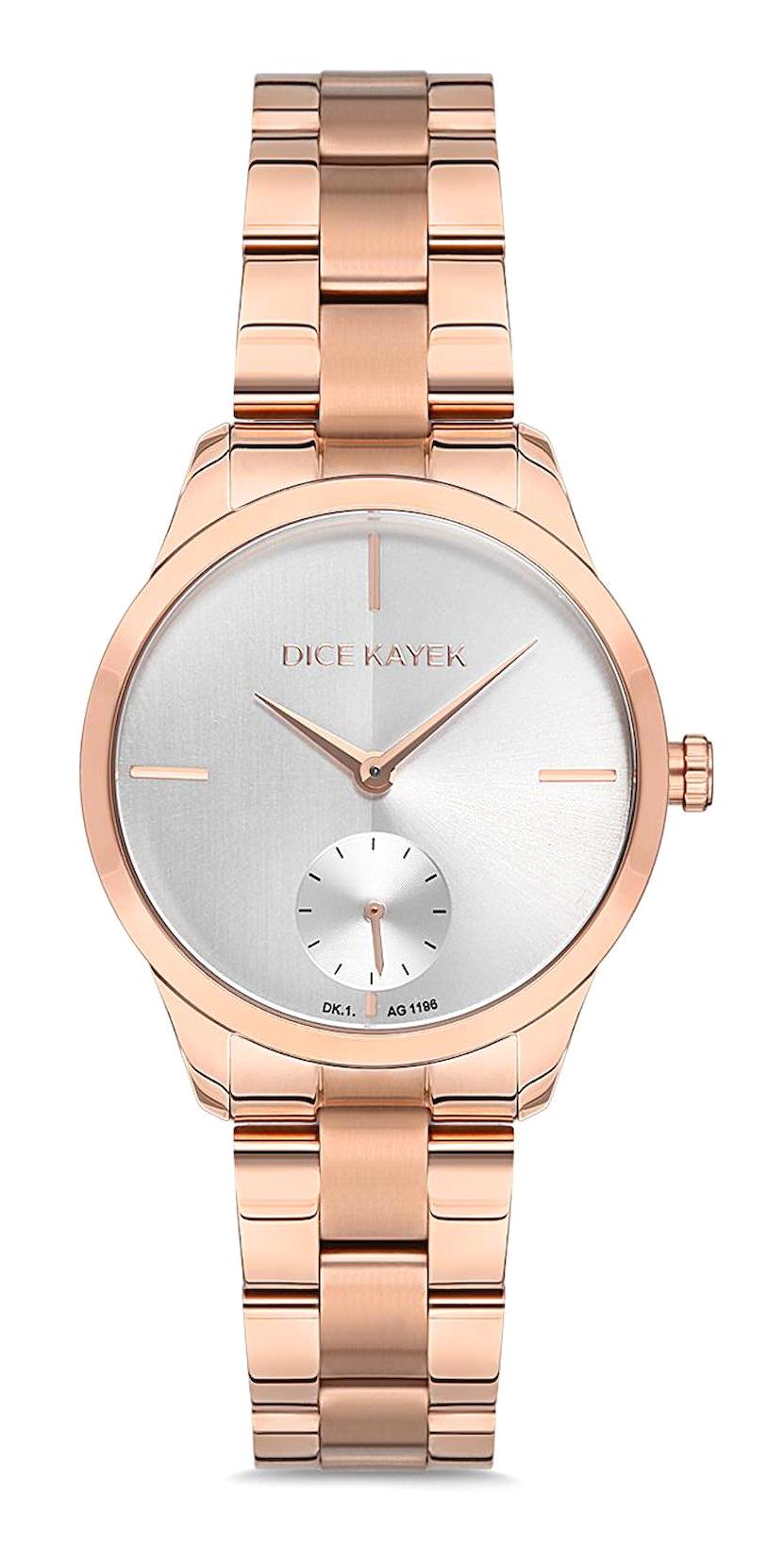 Dice Kayek DK.1.AG1196.01 34 mm Rose Gold Çelik Kordon Analog Kadın Kol Saati