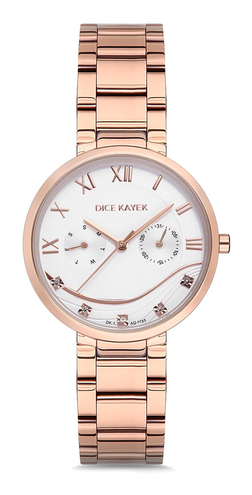 Dice Kayek DK.1.AG1185.02 32 mm Rose Gold Çelik Kordon Analog Kadın Kol Saati