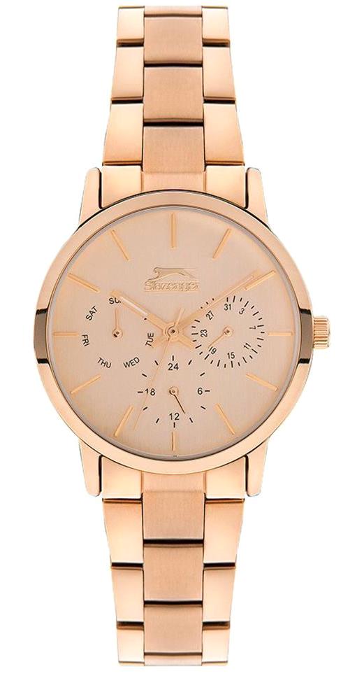 Slazenger SL.09.1866.4.06 34 mm Rose Gold Çelik Kordon Analog Kadın Kol Saati
