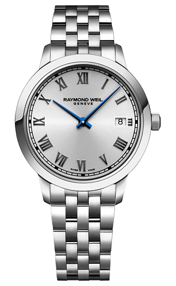 Raymond Weil RW5385ST00659 Takvimli 34 mm Gri Çelik Kordon Analog Kadın Kol Saati
