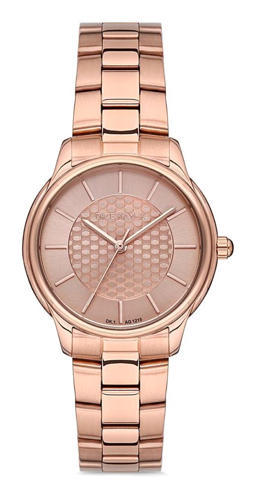 Dice Kayek DK.1.AG1215.13 33 mm Rose Gold Çelik Kordon Analog Kadın Kol Saati