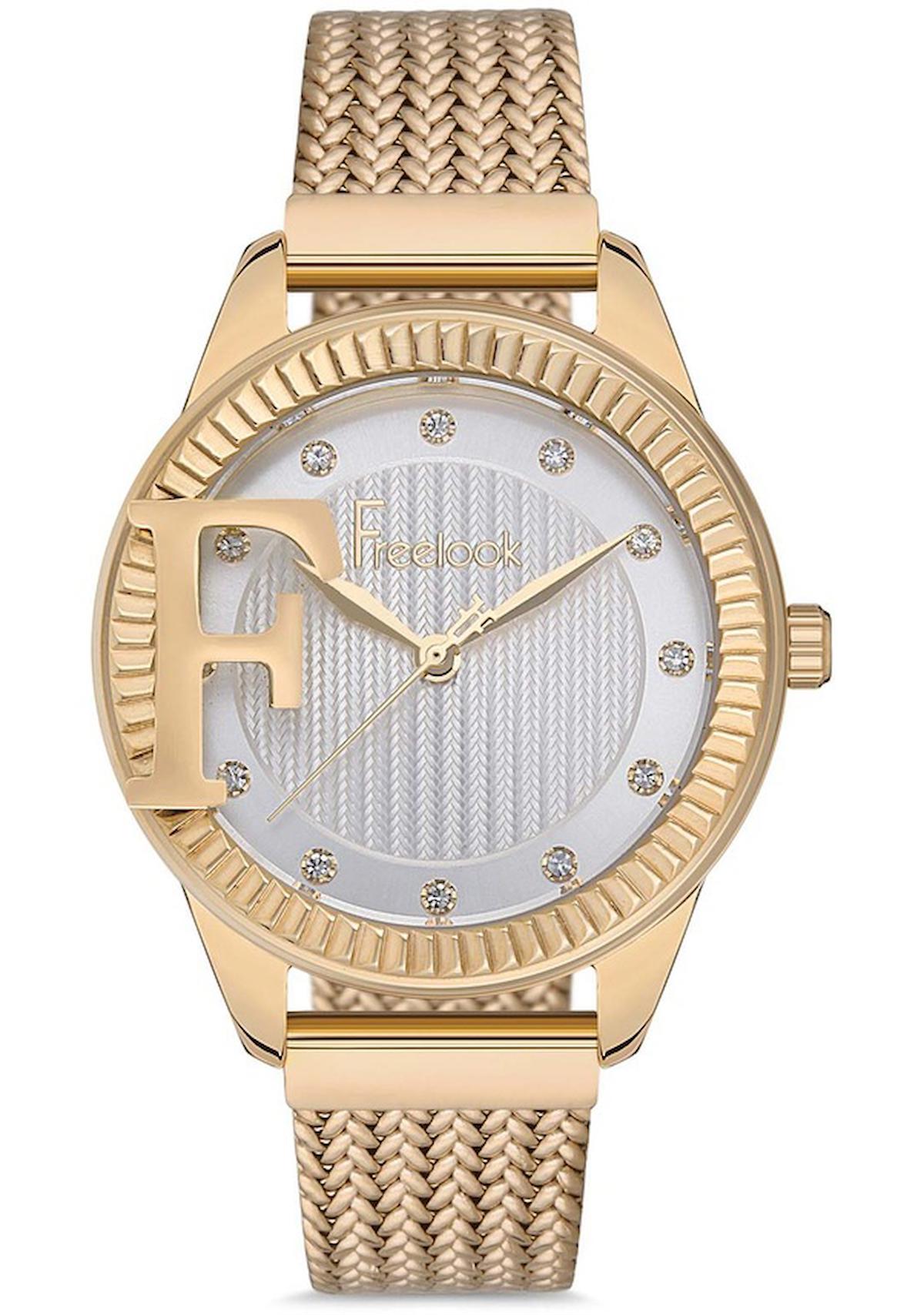 Freelook FL.1.10146.3 36 mm Altın Metal Kordon Analog Kadın Kol Saati