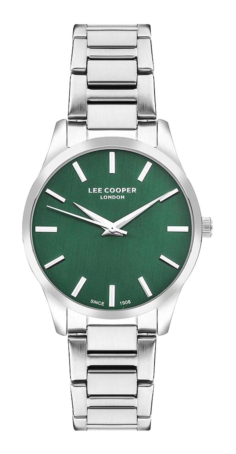 Lee Cooper LC07620.370 40 mm Gri Çelik Kordon Analog Kadın Kol Saati