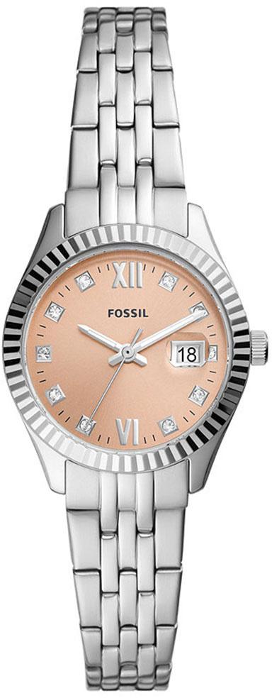 Fossil FES5150 30 mm Gri Çelik Kordon Analog Kadın Kol Saati