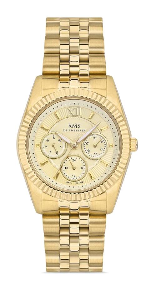 Romanson GR.1.AG1432.03 36 mm Altın Çelik Kordon Analog Kadın Kol Saati