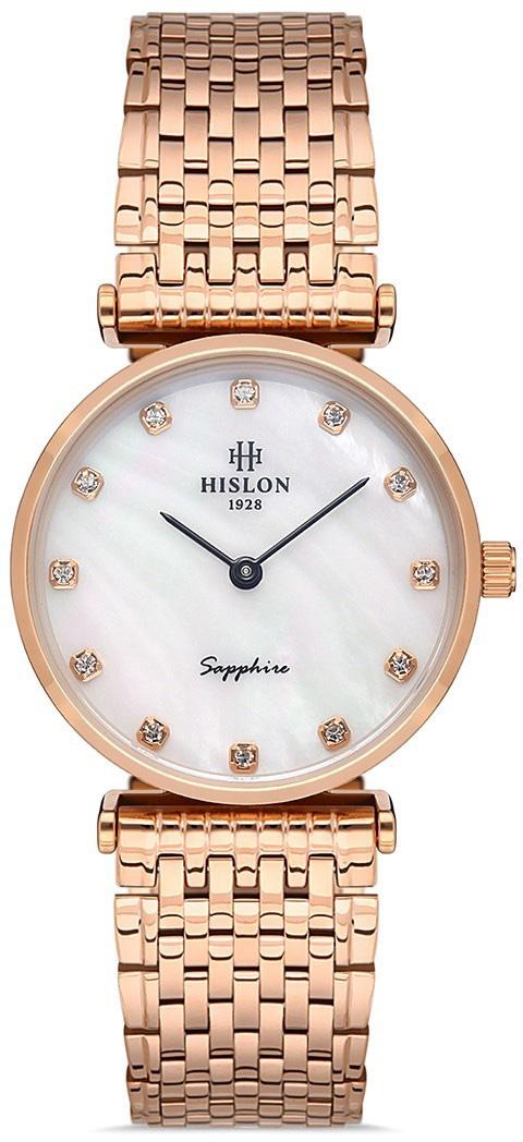 Hislon QL119R-09SR 33 mm Rose Gold Çelik Kordon Analog Kadın Kol Saati