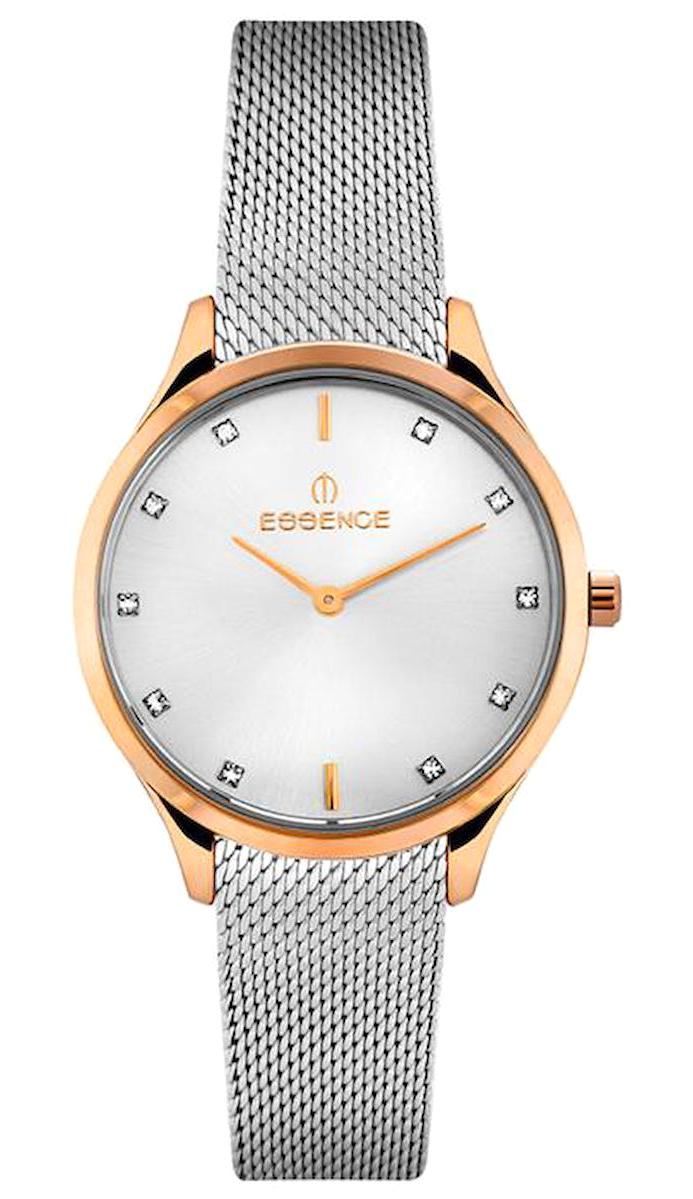 Essence ES6570FE.530 36 mm Gri Hasır Kordon Analog Kadın Kol Saati
