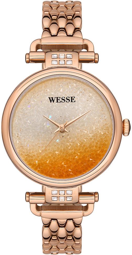 Wesse WWL302901 34 mm Rose Gold Çelik Kordon Analog Kadın Kol Saati
