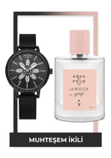 Aqua Di Polo 1987 La Rocca Sevgililer Gününe Özel İkili Kadın Parfüm Seti EDP 50 ml + Saat