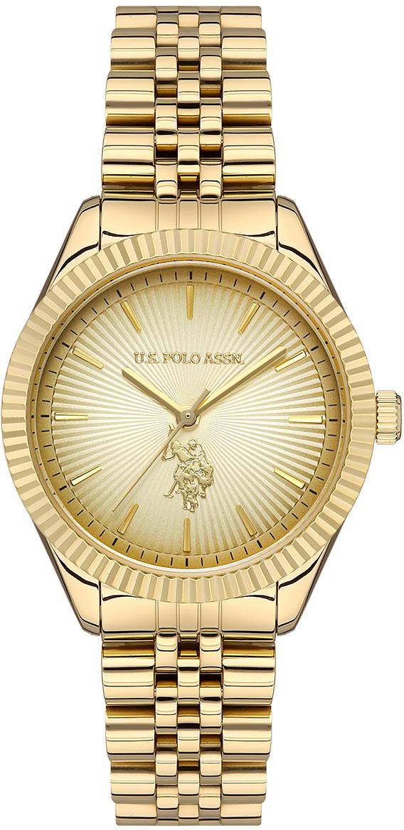 U.S. Polo Assn USPA2045-06 34 mm Altın Çelik Kordon Analog Kadın Kol Saati