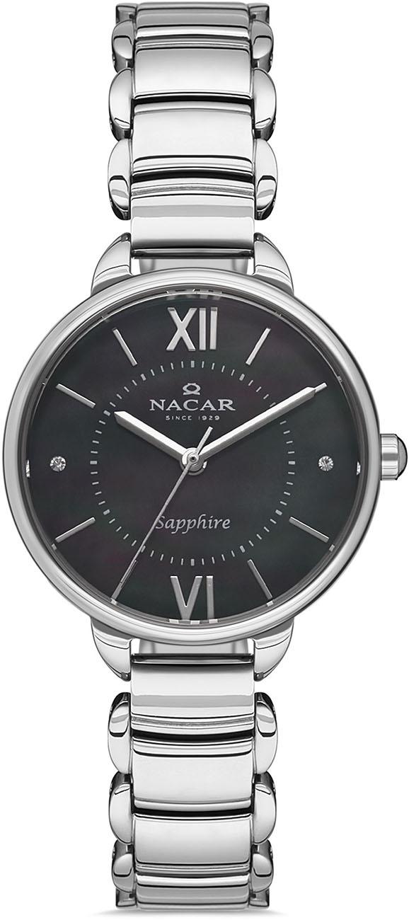 Nacar 36-391034-ABM 31 mm Gri Metal Kordon Analog Kadın Kol Saati