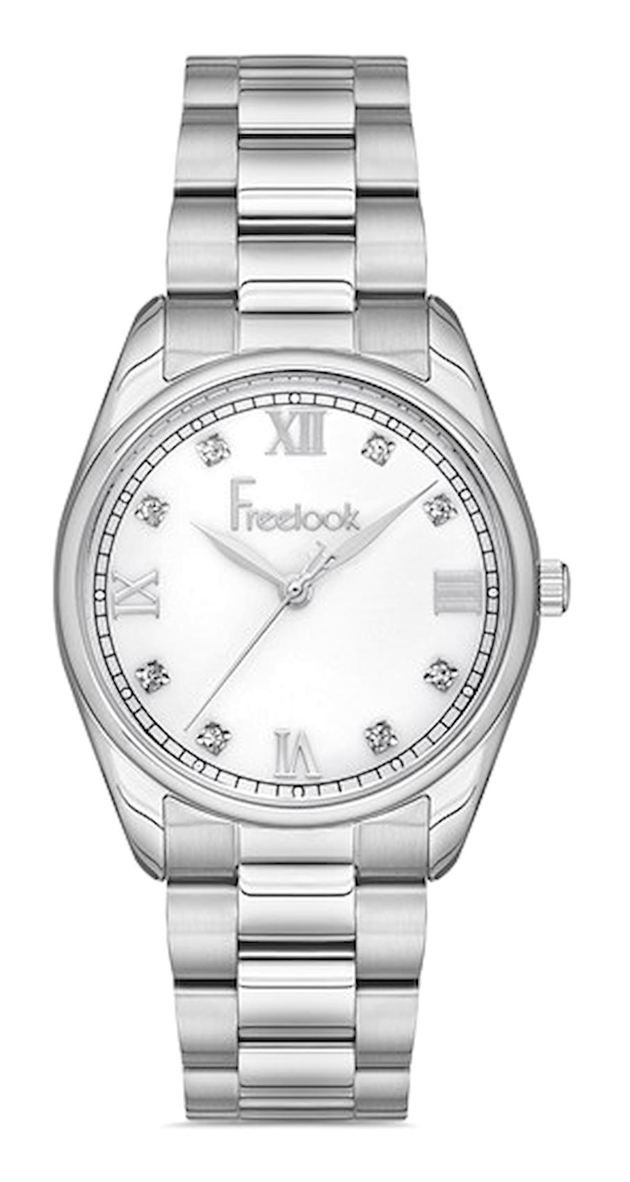Freelook FL.1.10222.1 35 mm Gri Çelik Kordon Analog Kadın Kol Saati