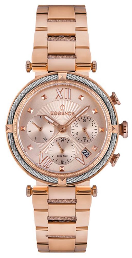 Essence ES6603FE.410 Takvimli 38 mm Rose Gold Çelik Kordon Analog Kadın Kol Saati