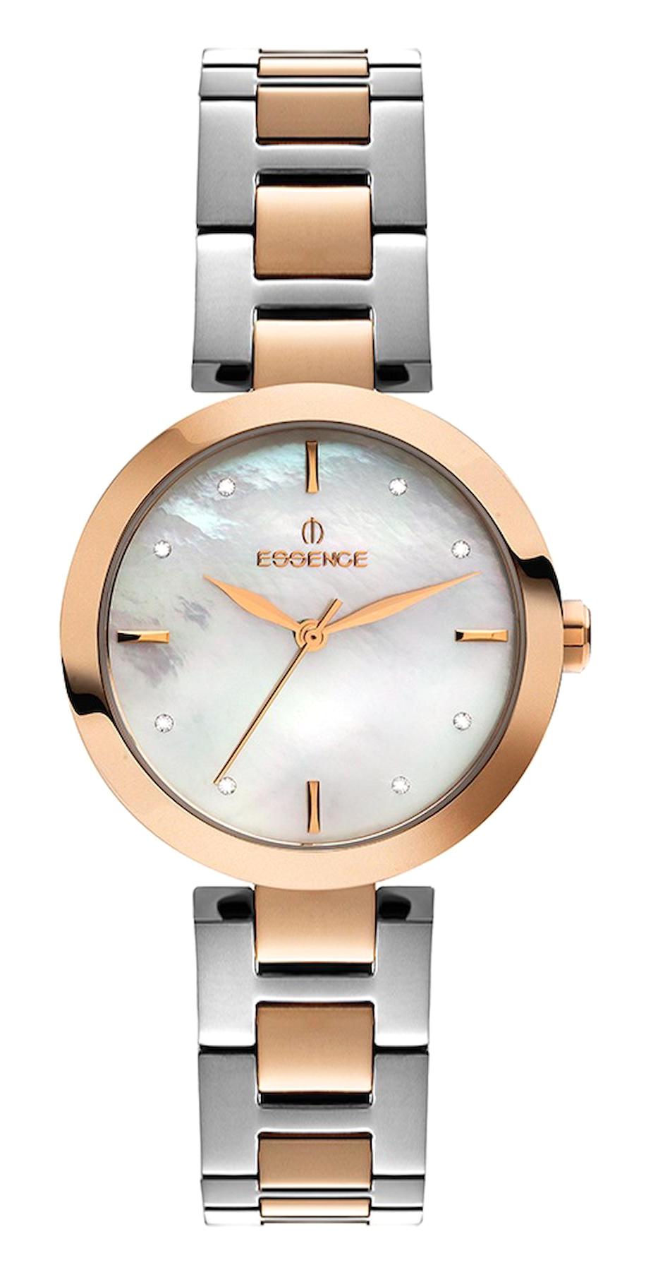 Essence ES6673FE.520 34 mm Gri-Rose Gold Çelik Kordon Analog Kadın Kol Saati