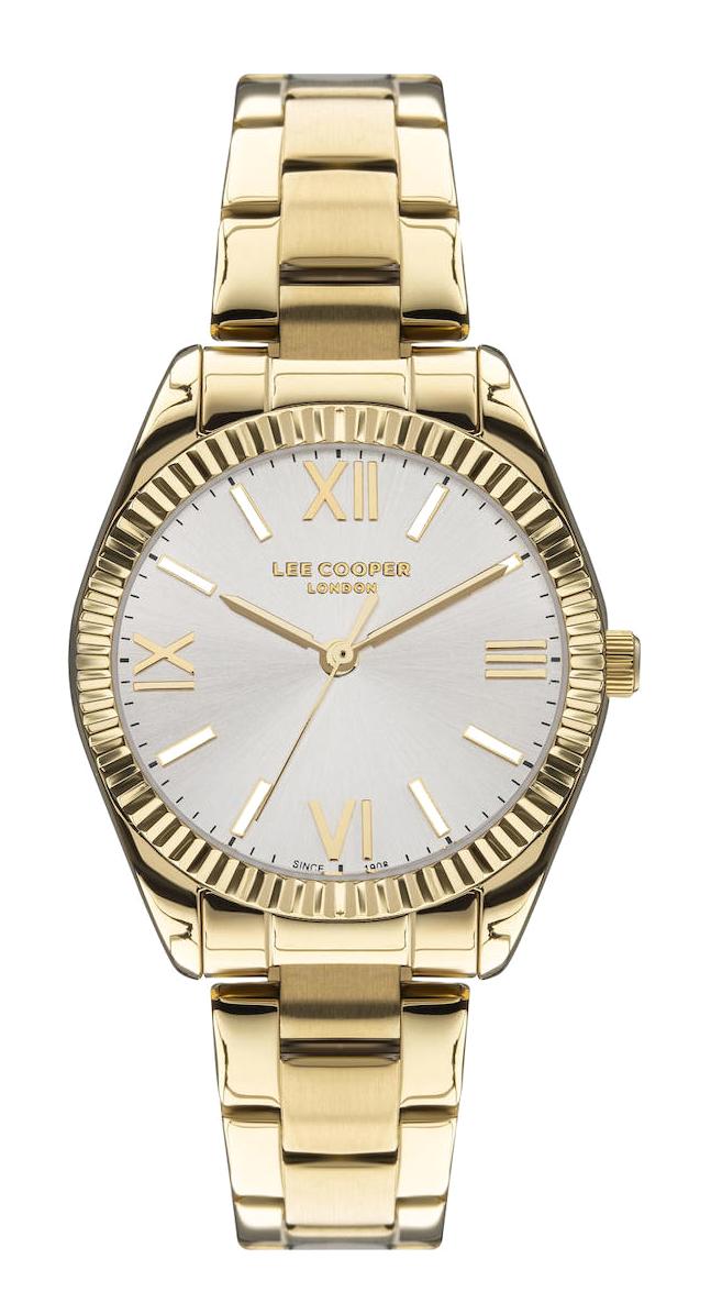 Lee Cooper LC07459.130 40 mm Altın Metal Kordon Analog Kadın Kol Saati