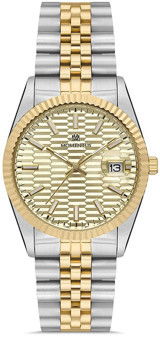 Momentus CW138T-08SG Takvimli 36 mm Altın-Gri Çelik Kordon Analog Kadın Kol Saati