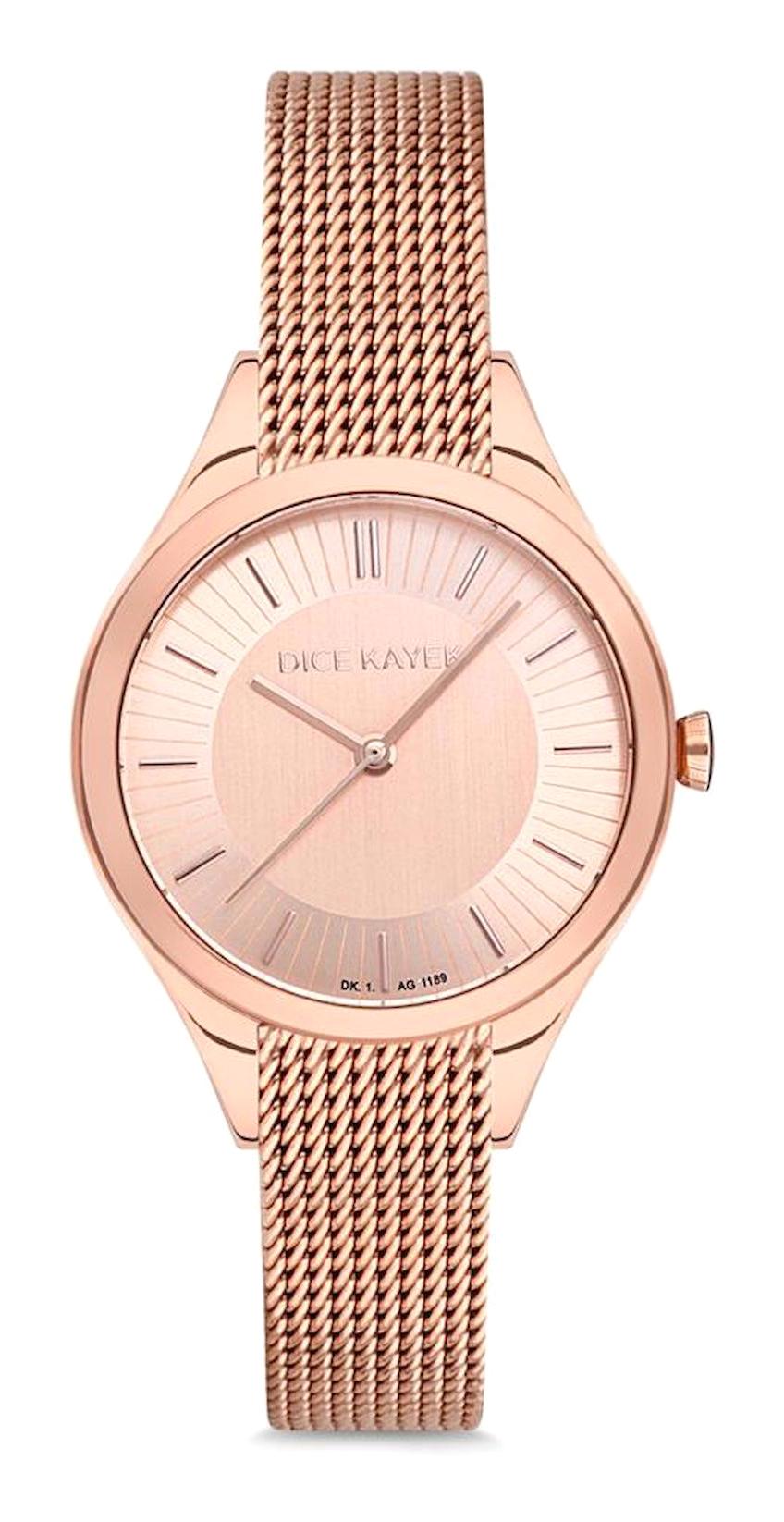 Dice Kayek DK.1.AG1189.10 32 mm Rose Gold Çelik Kordon Analog Kadın Kol Saati