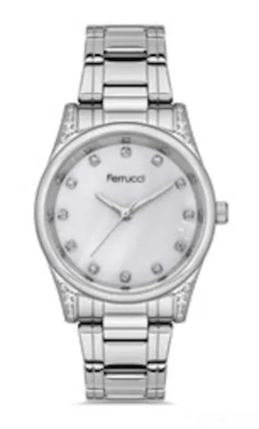 Ferrucci FC.14304M.01 38 mm Gri Metal Kordon Analog Kadın Kol Saati