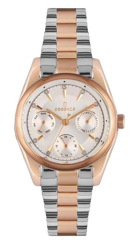 Essence ES6620FE.530 34 mm Gri-Rose Gold Çelik Kordon Analog Kadın Kol Saati