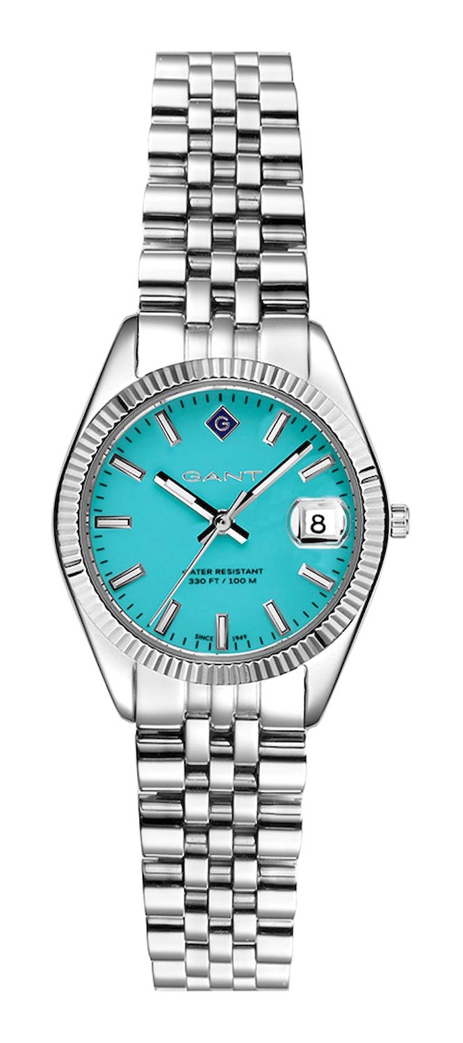 Gant G181006 Takvimli 38 mm Gri Metal Kordon Analog Kadın Kol Saati