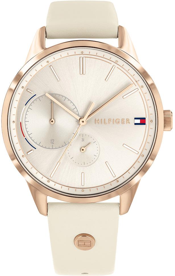 Tommy Hilfiger TH1782022 38 mm Bej Deri Kordon Analog Kadın Kol Saati