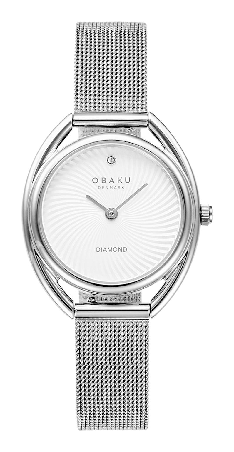 Obaku Denmark V286LXCIMC 29 mm Gri Çelik Kordon Analog Kadın Kol Saati