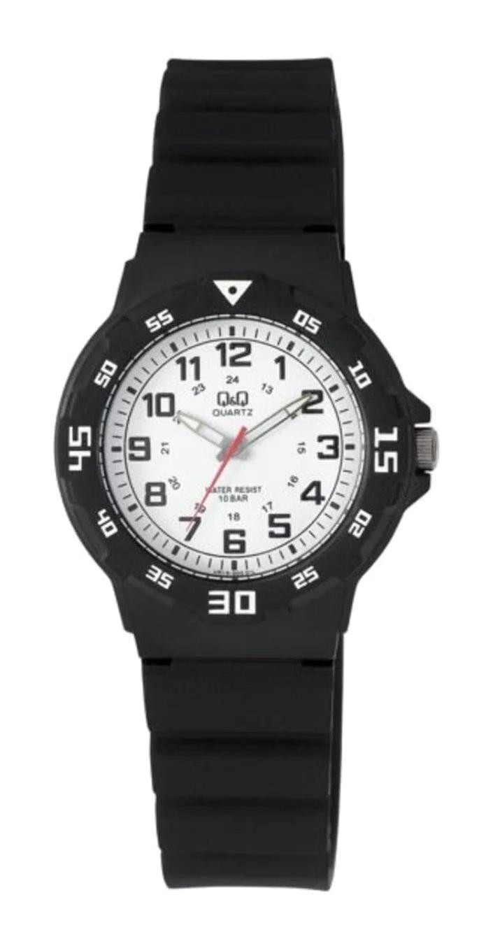 Q&Q VR19J003Y 32 mm Siyah Silikon Kordon Analog Kadın Kol Saati
