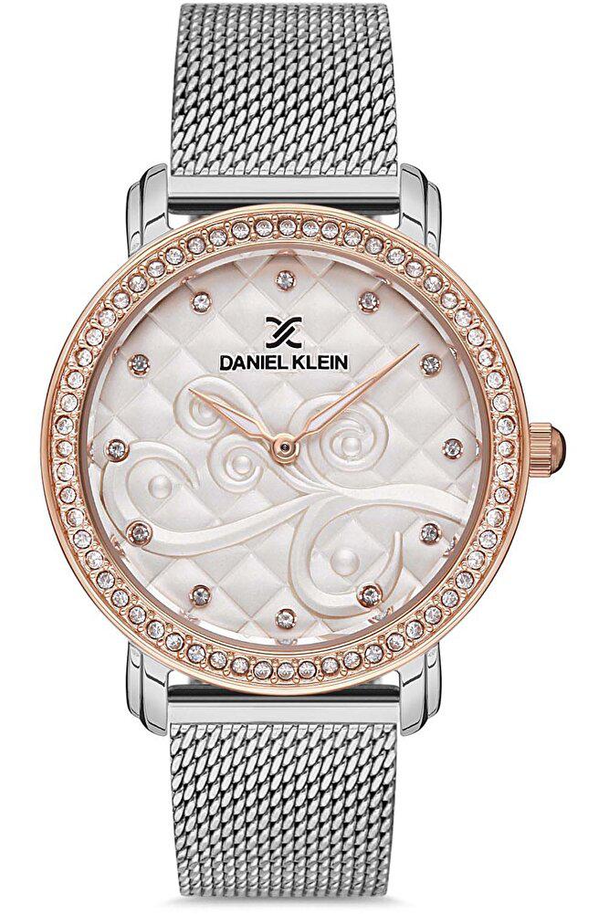 Daniel Klein DK.1.12730.6 35 mm Gri Metal Kordon Analog Kadın Kol Saati