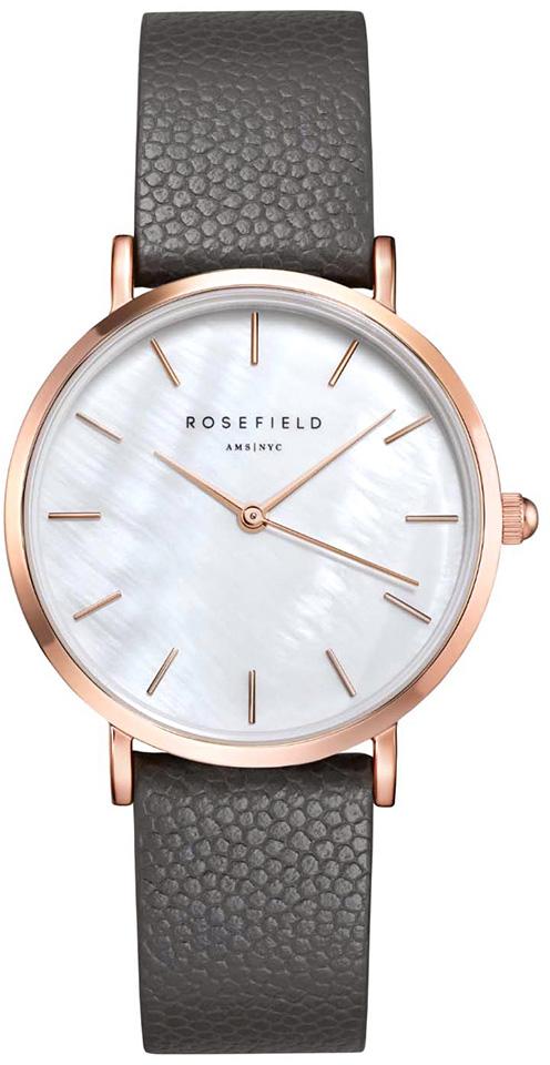 Rosefield UWGCSR.U29 33 mm Siyah Deri Kordon Analog Kadın Kol Saati