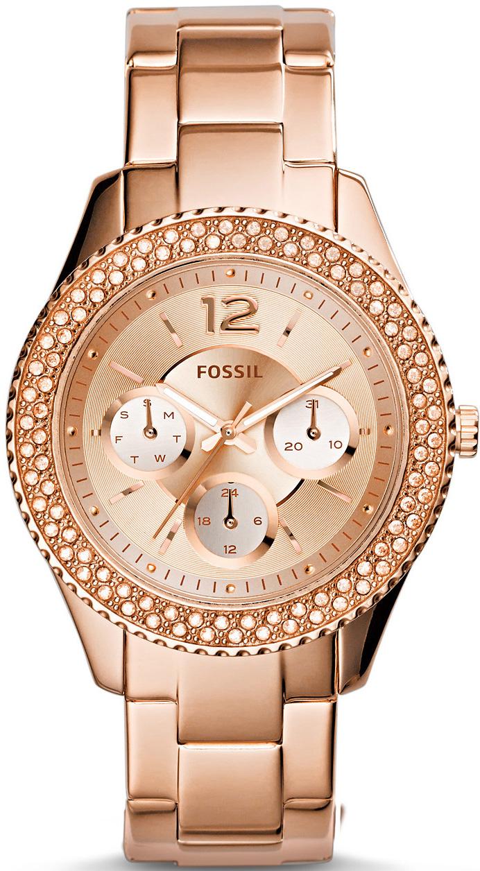 Fossil FES3590 38 mm Rose Gold Çelik Kordon Analog Kadın Kol Saati