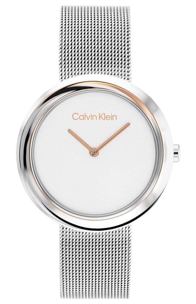 Calvin Klein CK25200011 34 mm Gri Çelik Kordon Analog Kadın Kol Saati