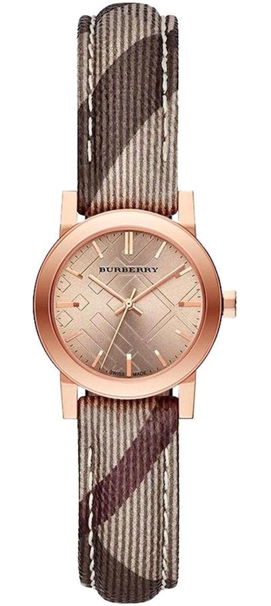 Burberry BU9236 26 mm Çok Renkli Deri Kordon Analog Kadın Kol Saati