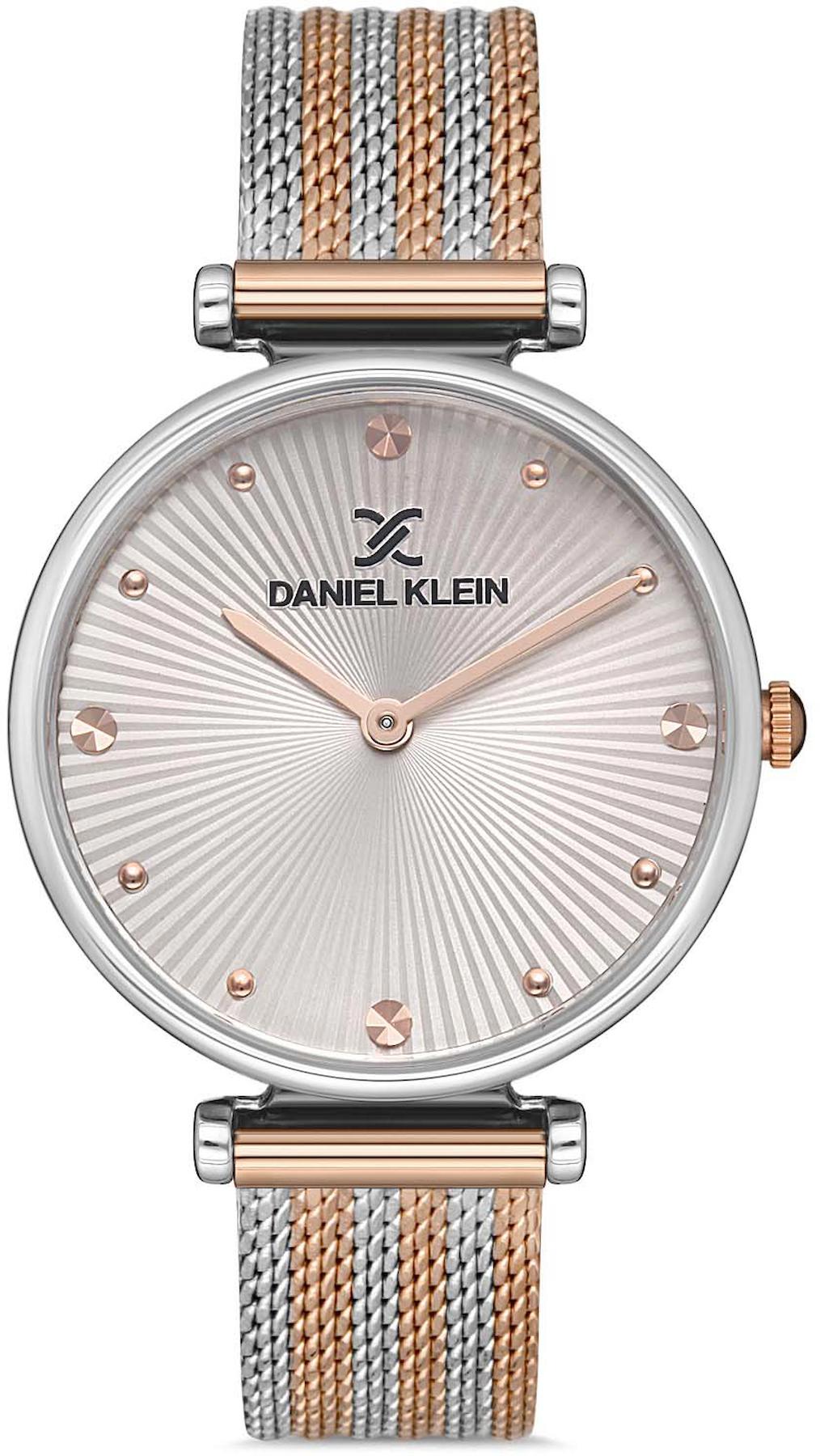 Daniel Klein DK.1.12954.6 35 mm Gri-Rose Gold Çelik Kordon Analog Kadın Kol Saati