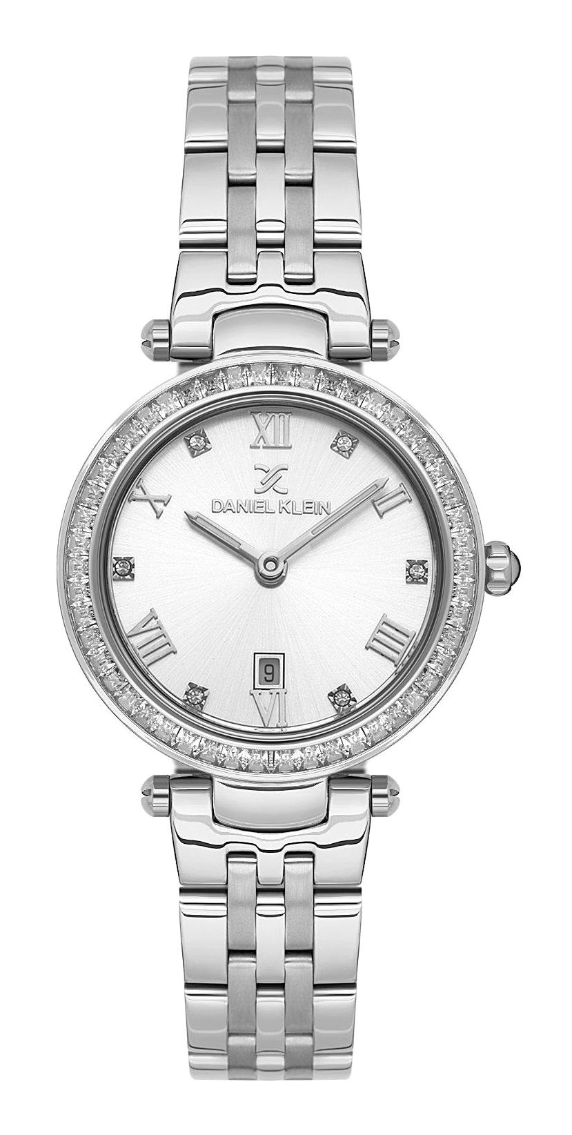 Daniel Klein DK.1.13621-1 29 mm Gri Çelik Kordon Analog Kadın Kol Saati