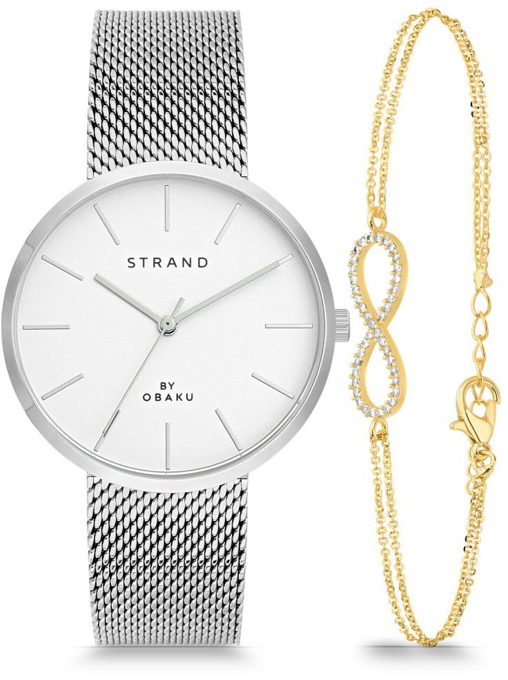 Obaku Denmark S700LXCIMC 35 mm Gri Çelik Kordon Analog Kadın Kol Saati
