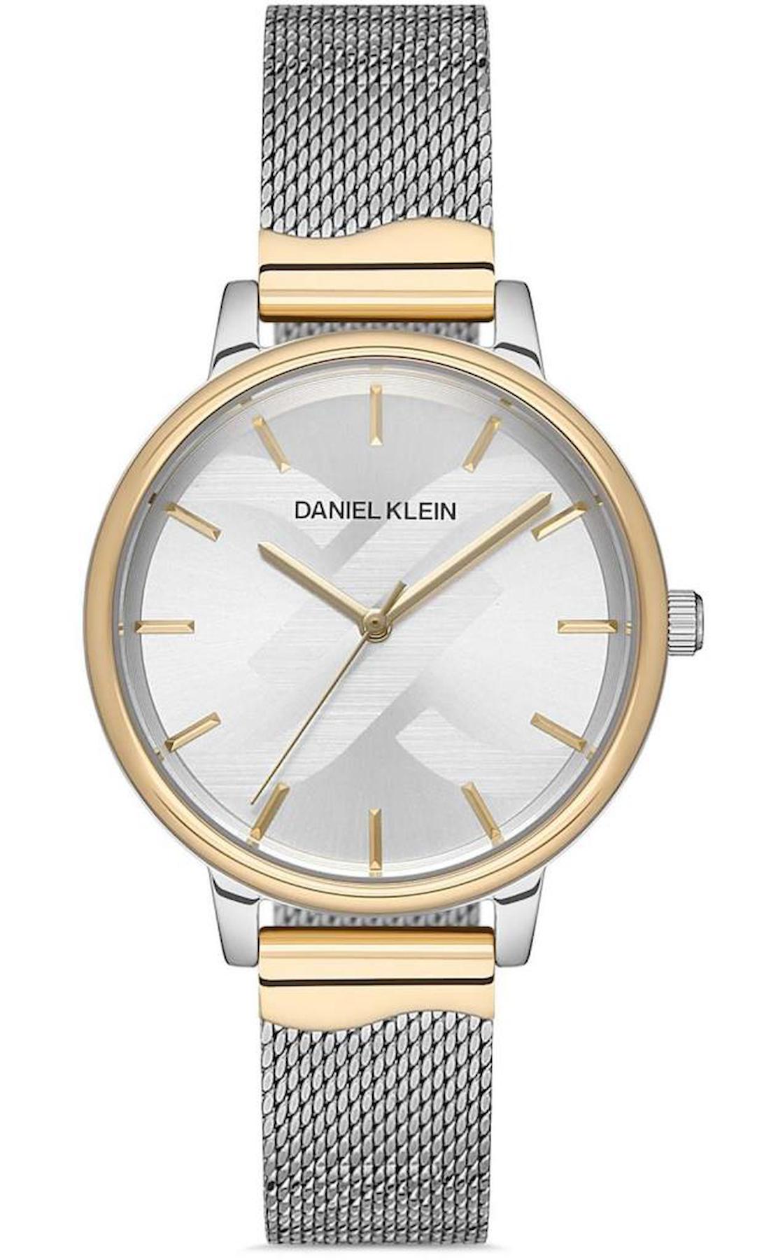 Daniel Klein DK012391J-05 36 mm Gri Hasır Kordon Analog Kadın Kol Saati