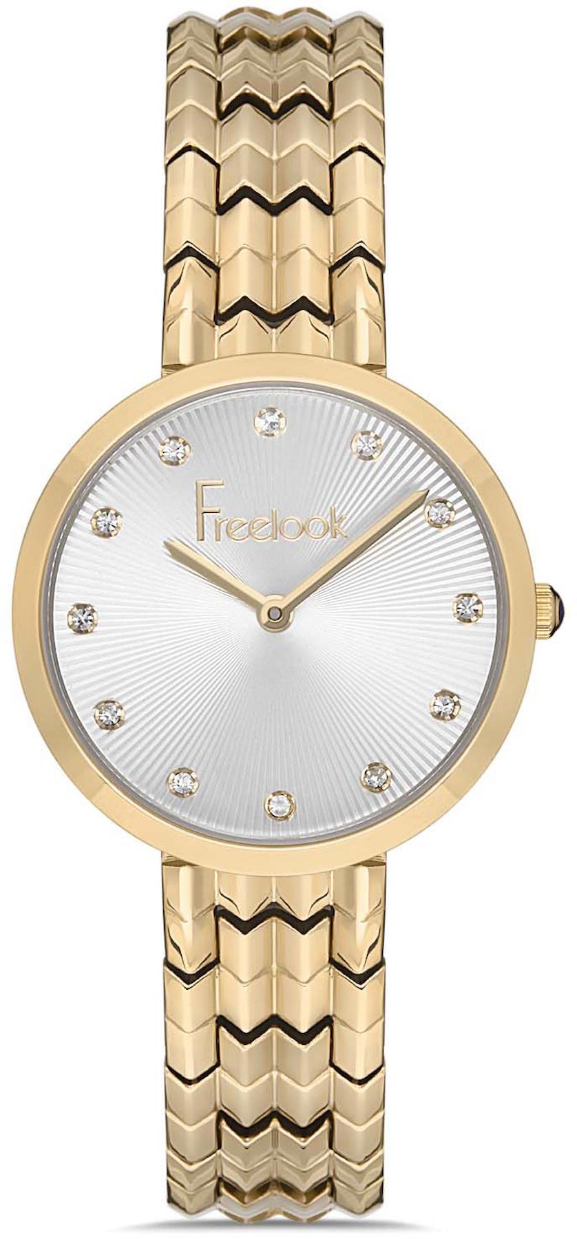 Freelook FL.1.10188.3 36 mm Altın Çelik Kordon Analog Kadın Kol Saati