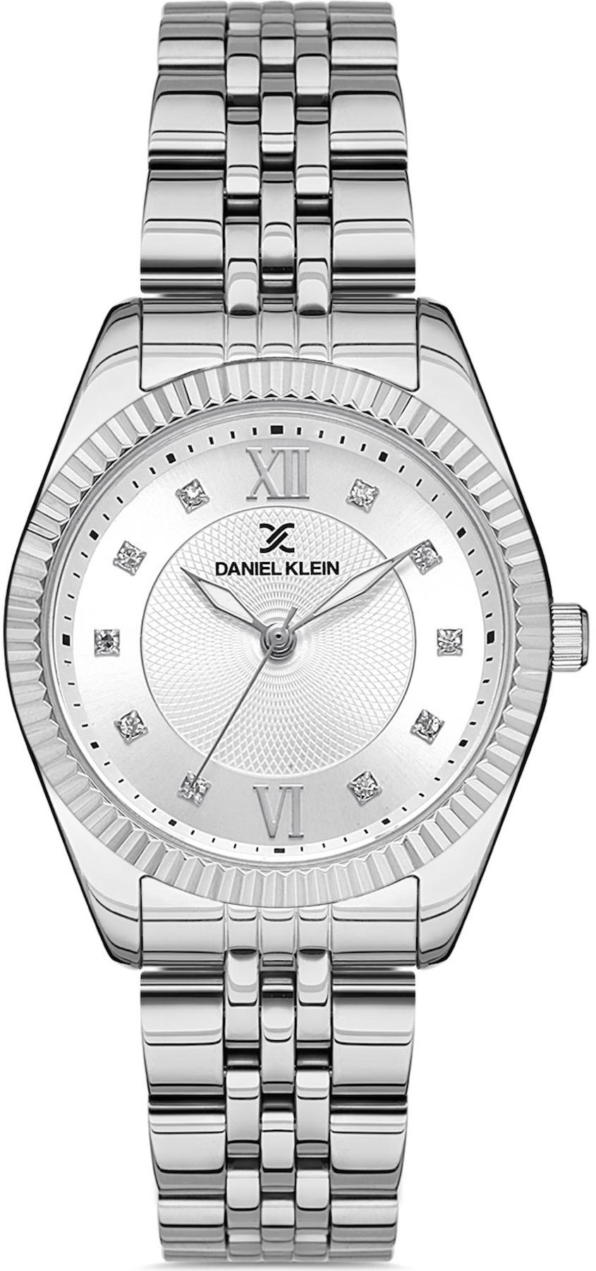 Daniel Klein EDK.1.10056.1 34 mm Gri Çelik Kordon Analog Kadın Kol Saati
