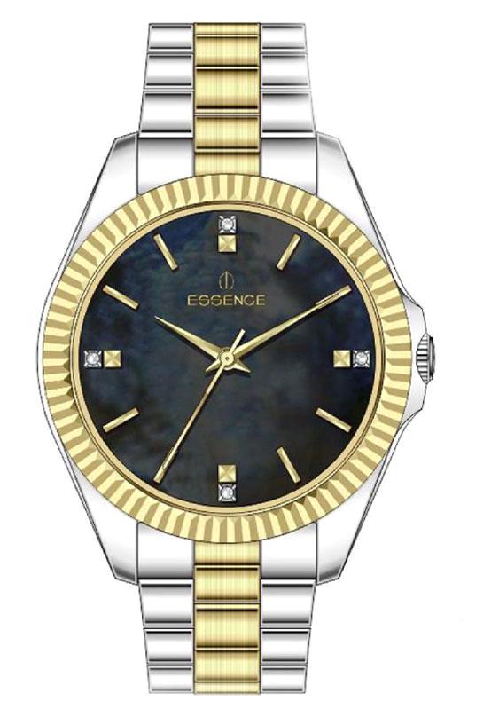 Essence ES6719FE.250 34 mm Altın-Gri Çelik Kordon Analog Kadın Kol Saati