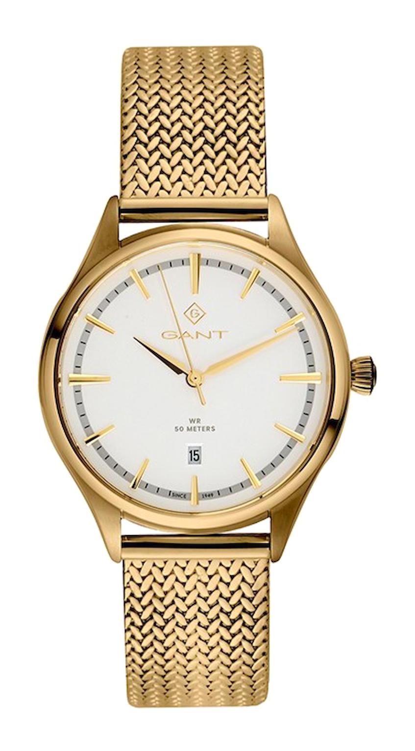 Gant G157004 Takvimli 37 mm Altın Çelik Kordon Analog Kadın Kol Saati