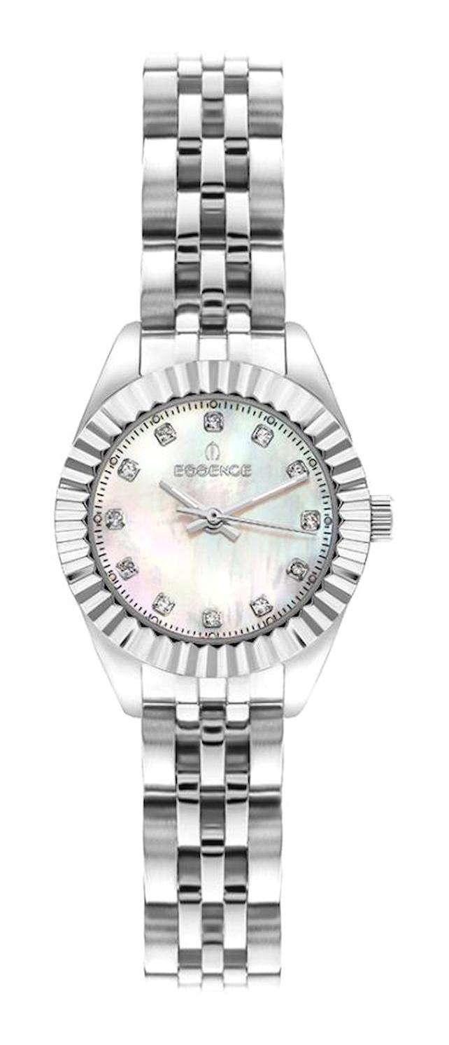 Essence D1146.320 23 mm Gri Çelik Kordon Analog Kadın Kol Saati