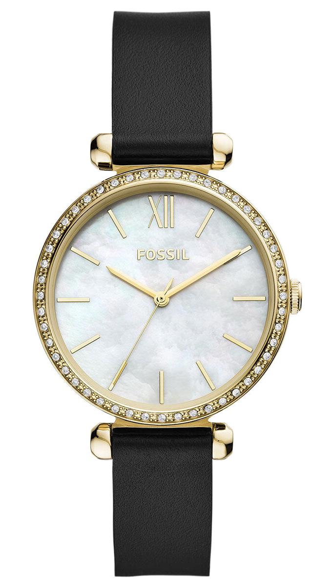 Fossil FBQ3921 36 mm Siyah Deri Kordon Analog Kadın Kol Saati