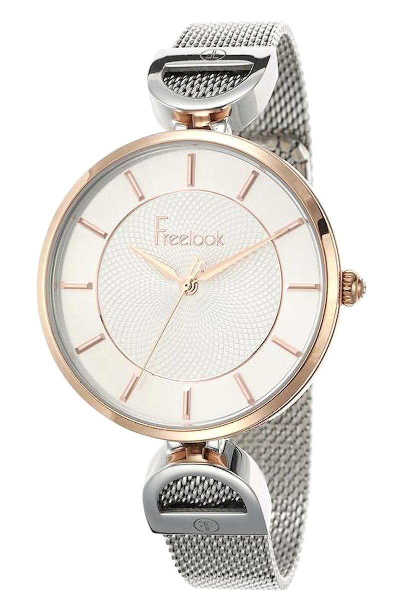 Freelook FL.1.10098.4 35 mm Gri Metal Kordon Analog Kadın Kol Saati