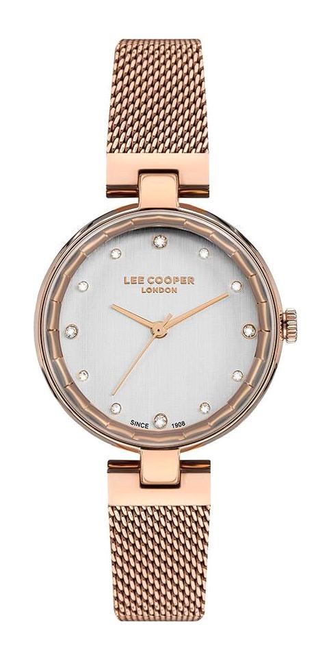 Lee Cooper LC07246.430 40 mm Rose Gold Metal Kordon Analog Kadın Kol Saati