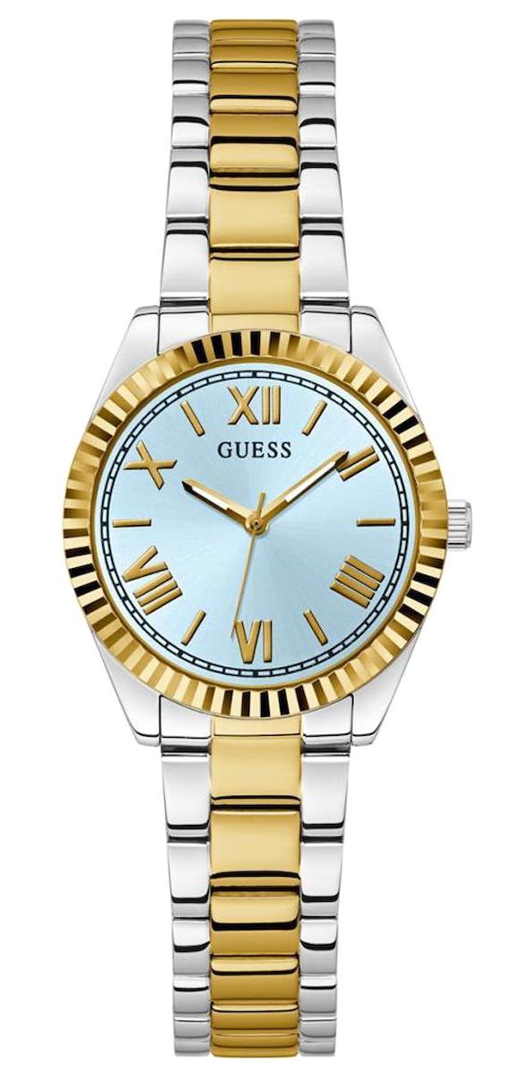 Guess GUGW0687L4 36 mm Altın-Mavi Çelik Kordon Analog Kadın Kol Saati